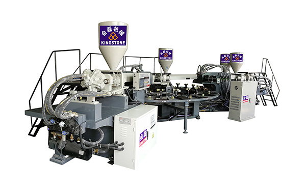 全自動圓盤式四色塑膠鞋底成型機105-4C 全自動圓盤式四色塑膠鞋底成型機105-4C